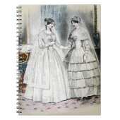 bridale bruidjes Antiek Wit Weddenschap Notitieboek (Voorkant)