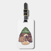 Bridalveil Fall Yosemite National Park Arrowhead Bagagelabel (Voorkant verticaal)