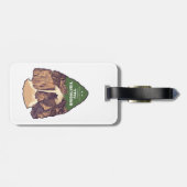 Bridalveil Fall Yosemite National Park Arrowhead Bagagelabel (Achterkant horizontaal)