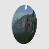 Bridalveil-Herfsten en halve dome bij Yosemite Ornament (voorkant)