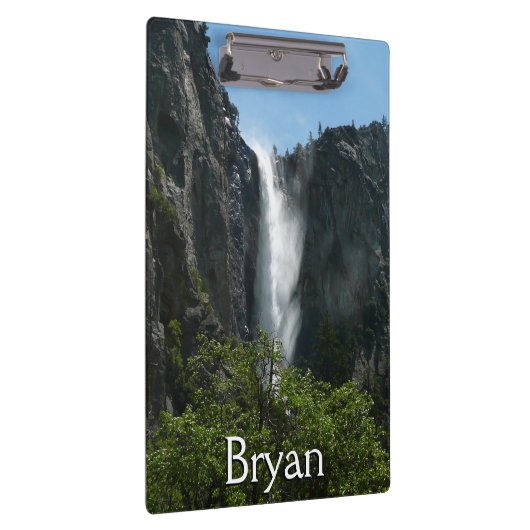 Bridalveil-Herfsten in het Nationaal Park Yosemite Klembord (Rechts)