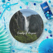 Bridalveil-Herfsten in het Nationaal Park Yosemite Papieren Bordje (Feest)