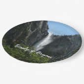 Bridalveil-Herfsten in het Nationaal Park Yosemite Papieren Bordje (Gekanteld)