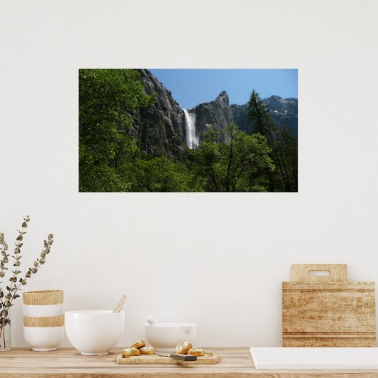 Bridalveil-Herfsten in het Nationaal Park Yosemite Poster (Keuken)