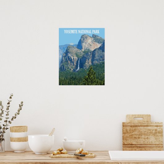Bridalveil Herfsten - Yosemite National Park Poster (Keuken)
