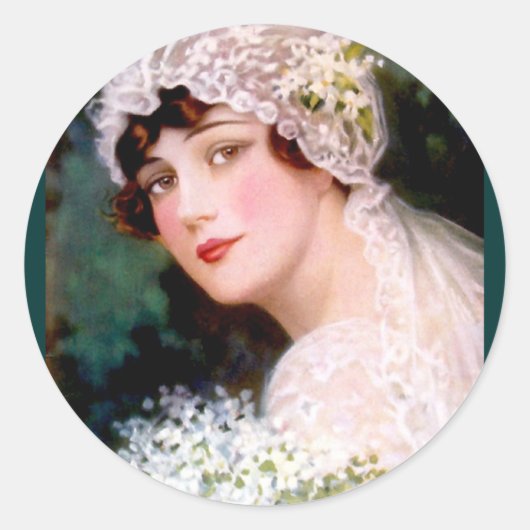 Bride 1915 ronde sticker (Voorkant)