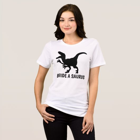 BRIDE A SAURUS FUNNY BRIDE T-Shirts (Recto plein)