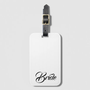 Bride - aangepast Eenvoudig modern Bagagelabel
