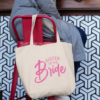 Bride aangepaste tekst grote tote bag