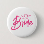 Bride aangepaste tekst ronde button 5,7 cm (Voorkant)
