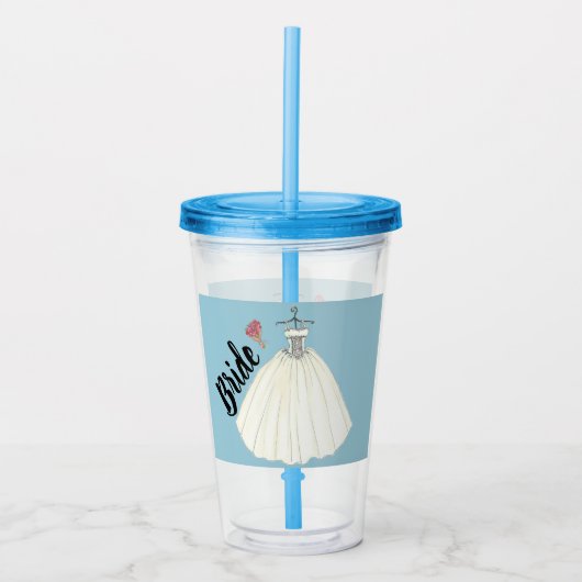 Bride Acryl Drinkbeker (Voorkant)