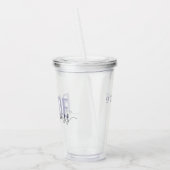 Bride AKA The Boss Funny Matching Bridal Party Acryl Drinkbeker (Links)