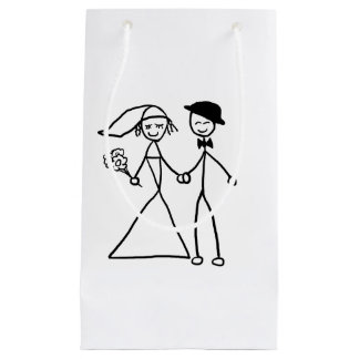 "Bride and Groom"-ontwerpcadeaus en -producten Klein Cadeauzakje