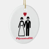 Bride And Groom | Ornament van Coronavirus (Rechts)