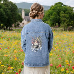 Bride Aquarelle Boho Rustique Floral Fleur sauvage<br><div class="desc">Célébrez en style avec notre Fleur sauvage de mariée Boho Rustic Floral Denim Jacket! Cette superbe veste est décorée dans un style fleur sauvage élégant, alliant chic boho et charme rustique. Idéal pour les futurs mariés, il ajoute une touche personnalisée aux douches nuptiales, aux soirées bachelorette ou aux festivités décontractées...</div>