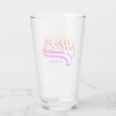Bride Babe Bachelorette - Eigen naamglas Glas (Achterkant)