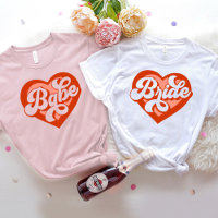 Bride Babe Tribe T-Shirt Bachelorette Retro T-shir