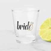 Bride Bachelorette of Gift for Bride Shot Glas (Voorkant)