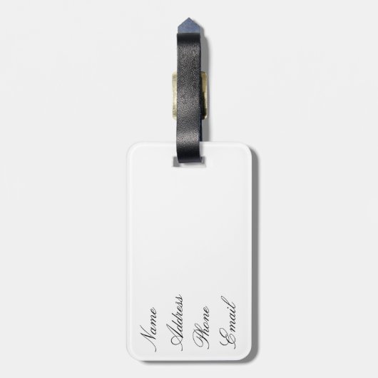 Bride Bagagelabel (Achterkant verticaal)