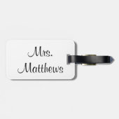 Bride Bagagelabel (Achterkant horizontaal)