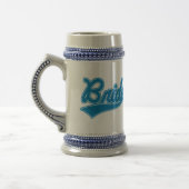 Bride (Baseball Script Blue) Bierpul (Links)
