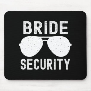 Bride Beveiliging Grappig Huwelijk Bachelorette Fe Muismat
