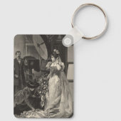  Bride, Bridal-portret met fotograaf Sleutelhanger (Achterkant)