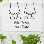 Bride-Bride dat ik wel doe Theedoek (Gevouwen)