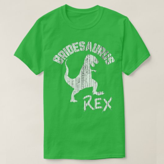 Bride Bridesaurus Re Dinosaur Funny Wedding T-shirt (Design voorkant)