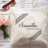 Bride, Bridesmaid Canvas tas