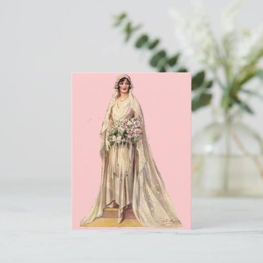 bride briefkaart (Staand voorkant)