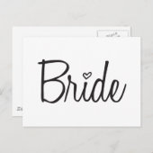 Bride Briefkaart (Voorkant / Achterkant)