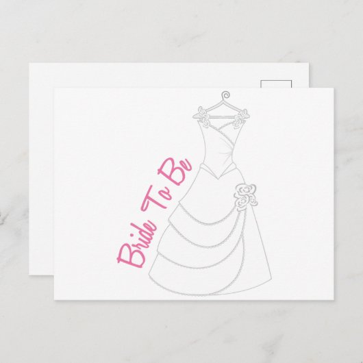 Bride Briefkaart (Voorkant / Achterkant)