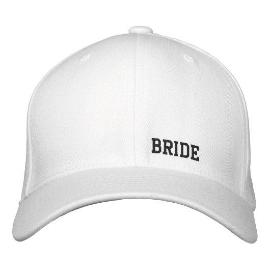 Bride Casquette blanc (Devant)