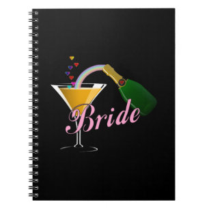 Bride Champagne Toast Bride Notitieboek