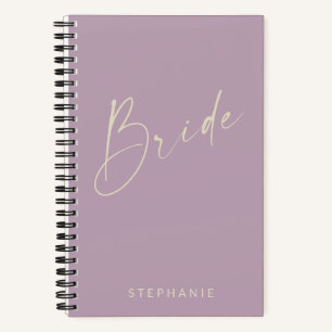Bride Chic Minimalist Lila - persoonlijk Notitieboek
