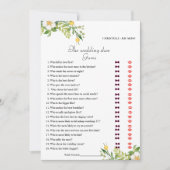 Bride citron et Fête des mariées de chambre Carte  (Devant)