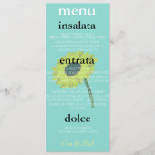 BRIDE & CO Autumn Bride Sunflower Shower Party Menu (Voorkant)