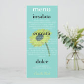 BRIDE & CO Autumn Bride Sunflower Shower Party Menu (Staand voorkant)