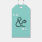 BRIDE & CO Autumn Wedding Mr & Mrs Party Cadeaulabel (Voorkant)