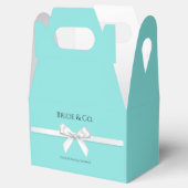 Bride & Co. Baby & Co Turquoise & Blauwgroen uitno Bedankdoosjes (Geopend)
