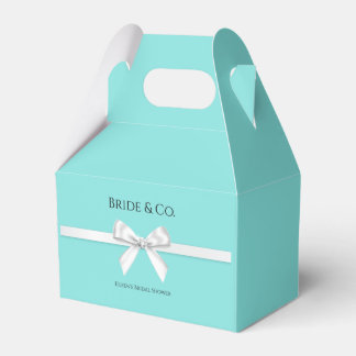 Bride & Co. Baby & Co Turquoise & Blauwgroen uitno Bedankdoosjes