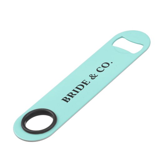 Bride & Co. Bridal Shower Turquoise (Devant angulaire)