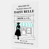 Bride & Co. Bridal Shower Turquoise Welcome (Angle)