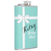 BRIDE & CO Bridesmaid Bridal Party Wrapped Flask Heupfles (Rechts)