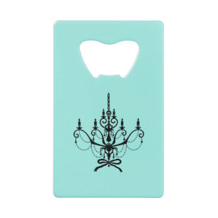 Bride & Co. Bruiloftstent Turquoise Kredietkaart Flessenopener