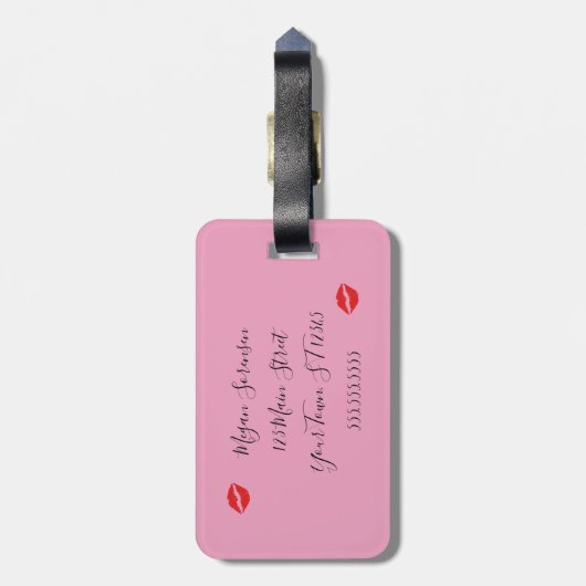 BRIDE & CO Dertig en verbluffend marinetraject Bagagelabel (Achterkant verticaal)