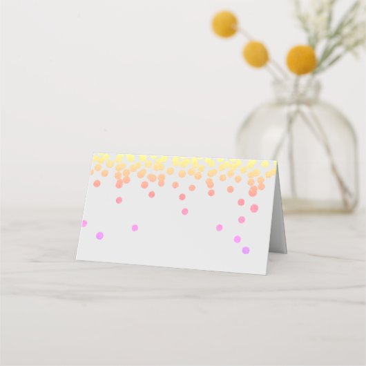 BRIDE & CO Ipanema Flamingo Polka Dot Party Table (Achterkant)