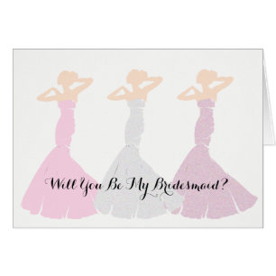 BRIDE CO Roze be Mijn Bridesmaid Bridal
