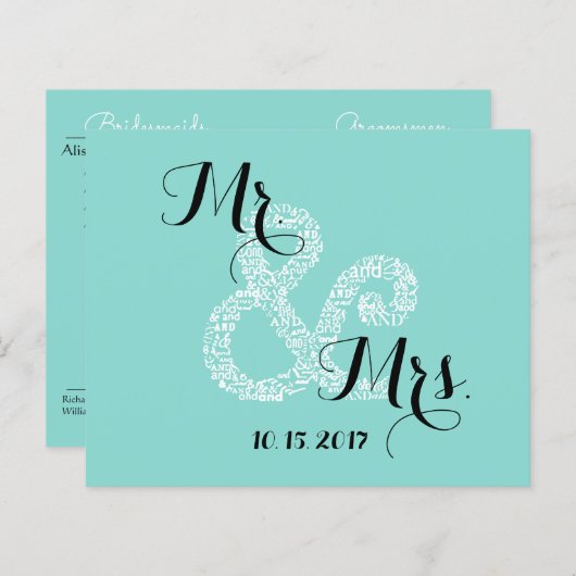 BRIDE CO Sunflower Bride Rustic Wedding Programme (Devant / Derrière)